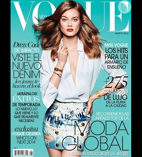 Em 2014, Jac Jagaciak foi capa da 'Vogue México'