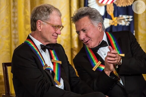 David Letterman e Dustin Hoffman são premiados
