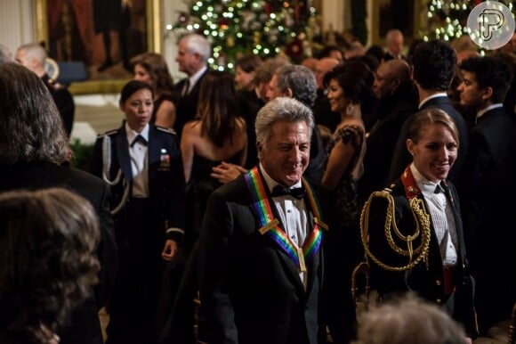Dustin Hoffman é homenageado na cerimônia de premiação do Kennedy Center, em Washington, em 1º de dezembro de 2012