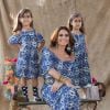 Giovanna Antonelli comenta sobre estilo das filhas, Antônia e Sofia, de 4 anos: 'Sempre chego com coisinhas em casa, embora elas só vistam o que querem'