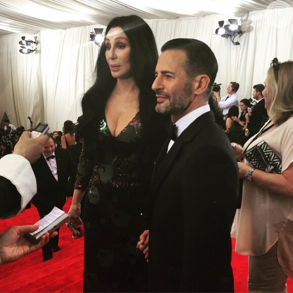 Cher e Marc Jacobs no Met Gala 2015
