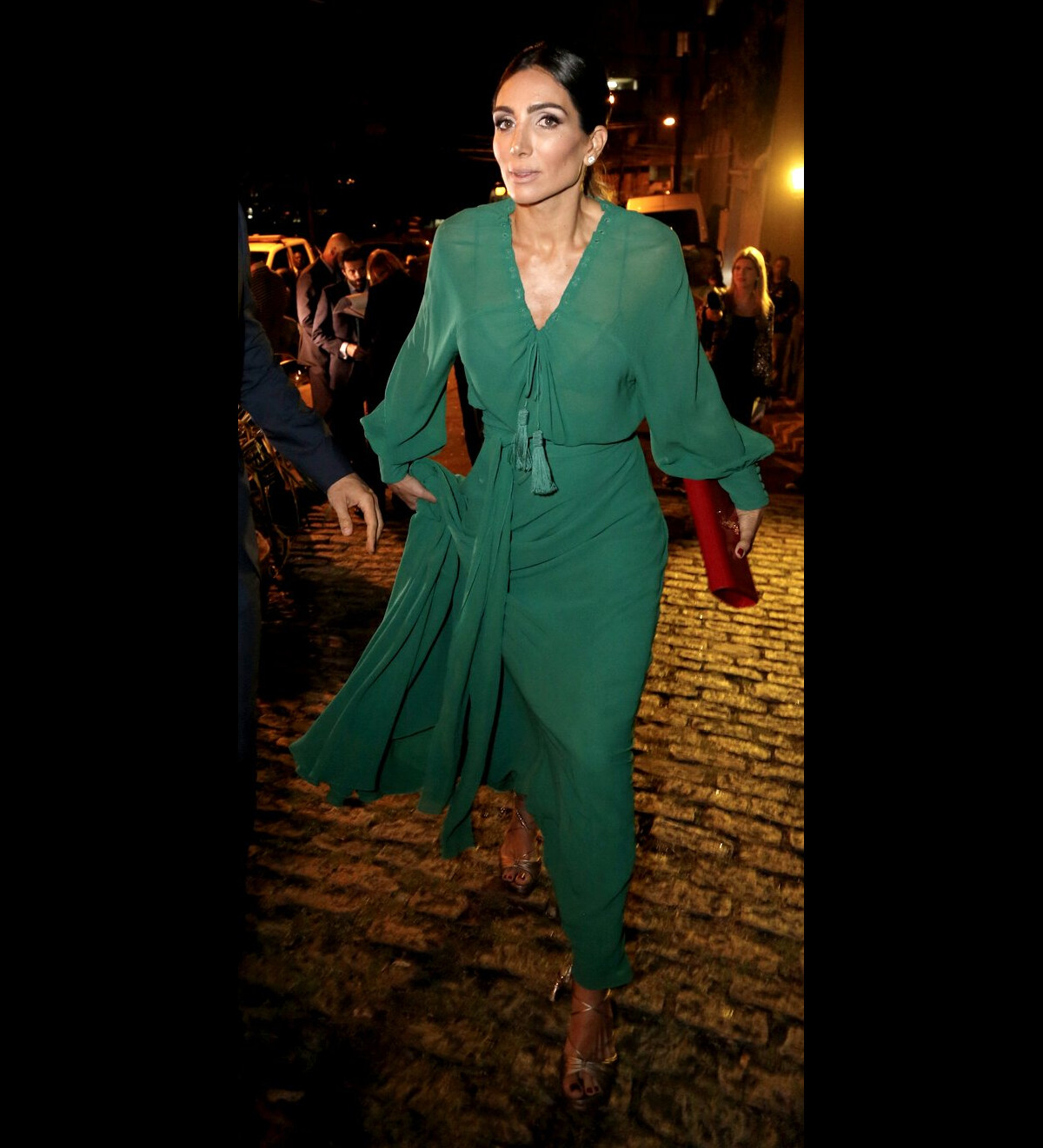 Foto: Andrea Santa Rosa, mulher de Marcia garcia, apostou no look verde ...