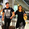 Preta Gil embarou com o marido, Rodrigo Godoy, para Dubai, nesta quinta-feira, 14 de maio de 2015. Lua de mel em Dubai também foi presente de amigos