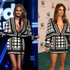 Para apresentar o Billboard Music Awards, a modelo Chrissy Teigen usou o mesmo vestido que Alessandra Ambrosio no Grammy Latino 2014