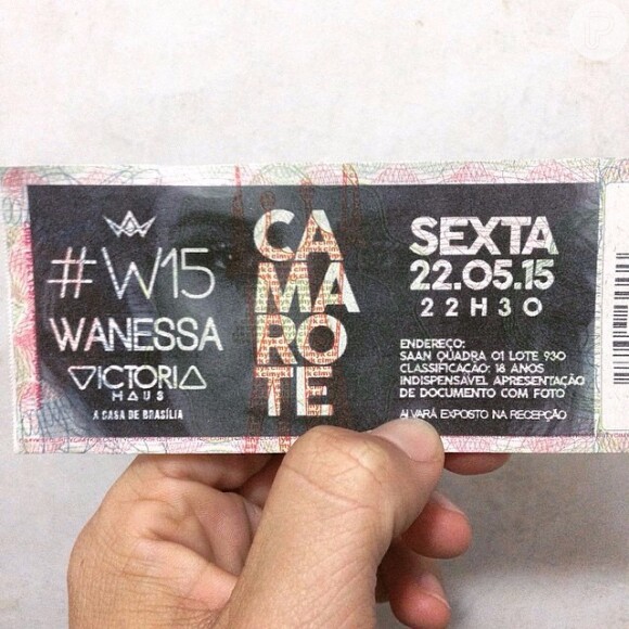 Wanessa inicia a turnê de 15 anos de carreira em Brasília nesta sexta-feira, 22 de maio de 2015