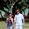 Claudia Ohana e Guilherme Paranhos passaram a tarde juntos nesta quarta-feira, 20 de maio de 2015