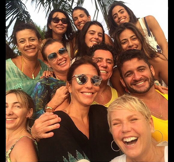Ivete Sangalo comemorou os 43 anos ao lado de familiares e amigos no último final de semana, no Hotel Tivoli Eco Resort, na Praia do Forte, em Salvador