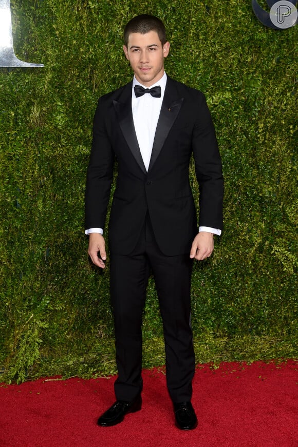 Nick Jonas vai ao Tony Awards 2015, em Nova York, nos Estados Unidos, neste domingo, 7 de junho de 2015