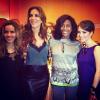 Ivete postou em seu Instagram mais uma imagem nos bastidores: ela, Leona Cavalli, Sandy e Gória Maria