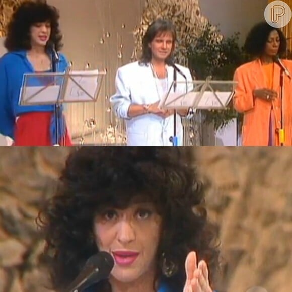 Claudia Raia também participou de especial de fim de ano de Roberto Carlos, ao lado de Gloria Maria, em 1991
