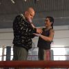Cleo Pires tem feito aulas de luta com o treinador de MMA Alex Gazé