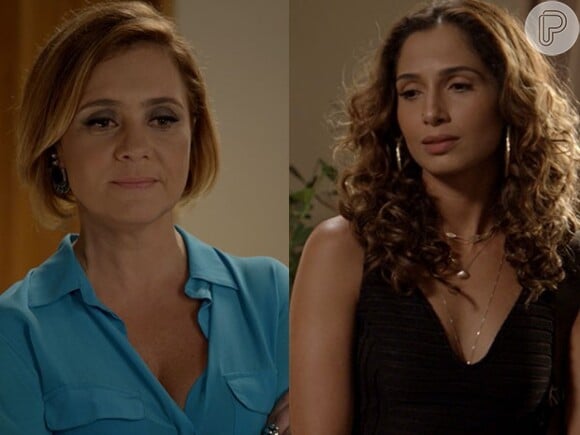 Regina (Camila Pitanga) aceita a proposta de aliança feita por Inês (Adriana Esteves) e se une a ela contra Beatriz (Gloria Pires), na novela 'Babilônia'