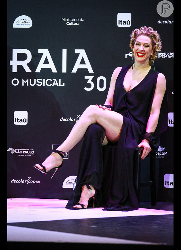Claudia Raia apresentou o musical em homenagem aos seus 30 anos de carreira nesta terça-feira, dia 21 de julho de 2015, em São Paulo