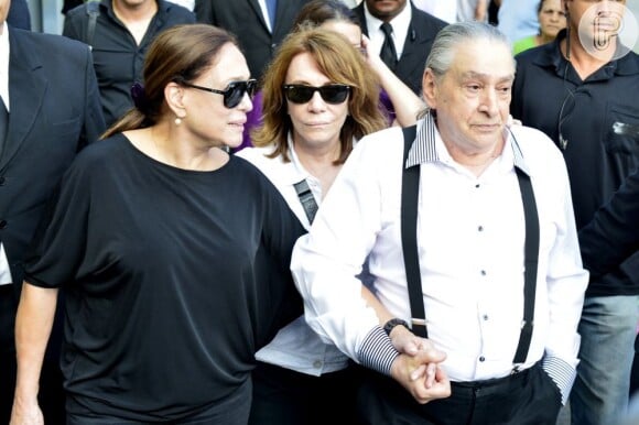 Susana Vieira, Renata Sorrah, ex-mulher de Marcos Paulo, e Vicente Sesso, pai de criação do diretor