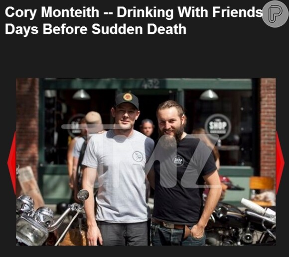 No dia 6 de julho, em frente à loja "The Shop" e rodeado por motos, ele bebeu cerveja e conversou