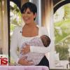 Kris Jenner aparece carregando um bebê no colo nos bastidores de seu programa que estreia nesta segunda-feira, dia 15 de julho de 2013