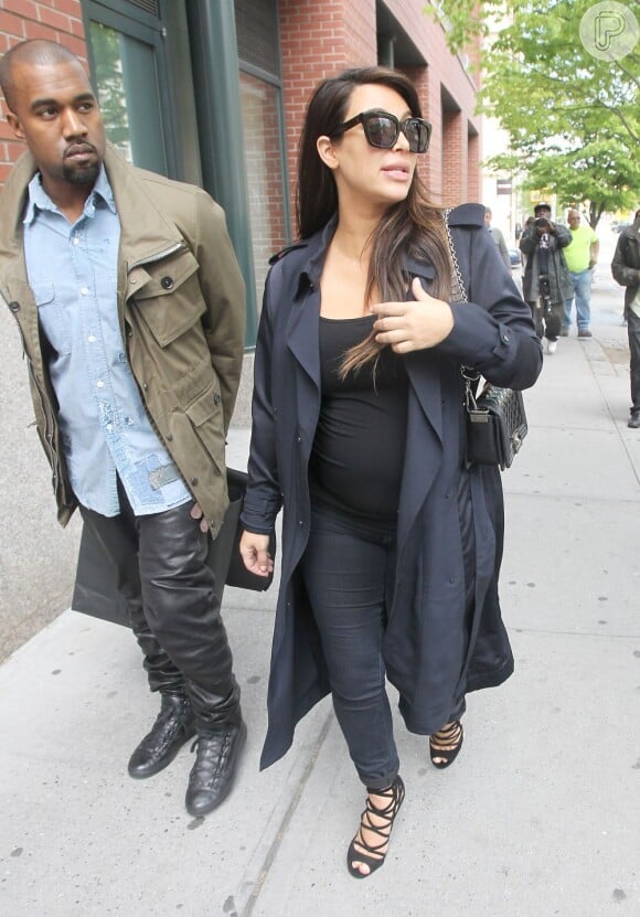 Kim Kardashian ainda não mostrou sua filha, North West
