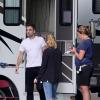 Robert Pattinson brincou com as pessoas da produção antes de entrar no trailer