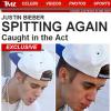 Justin Bieber foi flagrado cuspindo em fãs da sacada de seu hotel em Toronto, no Canadá. De acordo com informações do site 'TMZ', nesta sexta-feira, 26 de julho de 2013