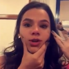 Bruna Marquezine se emociona com cena de 'I Love Paraisópolis' e compartilha o momento com os seguidores no Snapchat