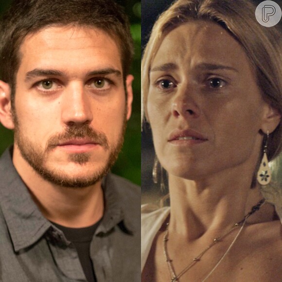 Lara (Carolina Dieckmann) consegue fugir do capanga de Orlando (Eduardo Moscovis) e liga para Dante (Marco Pigossi), que salva a loira e a leva de volta para a mansão, na novela 'A Regra do Jogo'