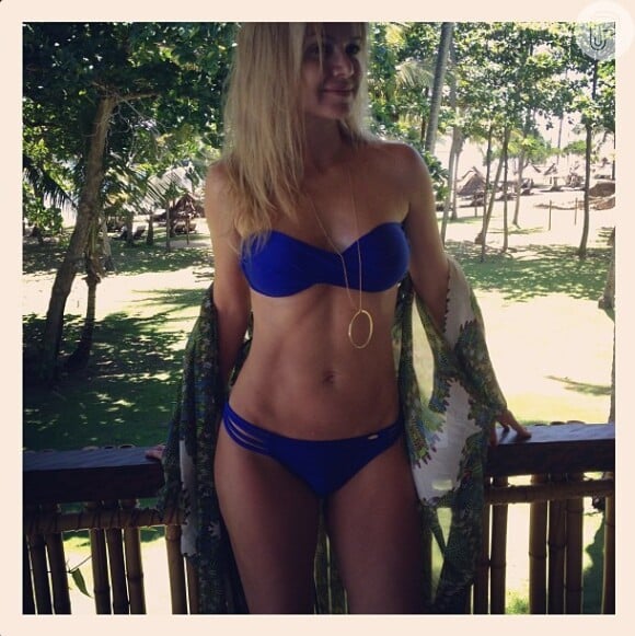 Em sua conta no Instagram, Eliana costuma exibir sua boa forma