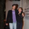 Adriana Esteves e Vladimir Brichta curtem noite em restaurante no Leblon, RJ, em 13 de agosto de 2013