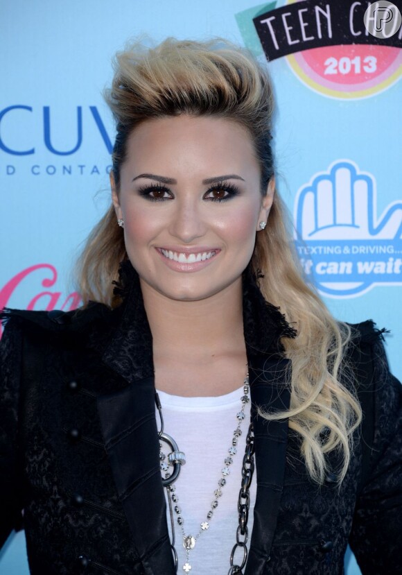 Demi compareceu ao 'Teen Choice Awards 2013', em agosto deste ano