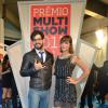Juliano Cazarré, o Ninho de 'Amor à Vida', e a mulher, Letícia, prestigiaram o Prêmio Multishow 2013, no HSBC Arena, na Barra da Tijuca, Zona Oeste do Rio de Janeiro