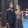 O ator Duda Nagle e a namorada, Gabriela Cardoso, prestigiaram o Prêmio Multishow 2013, no HSBC Arena, na Barra da Tijuca, Zona Oeste do Rio de Janeiro