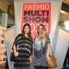 As atrizes Samara Felippo e Carolinie Figueiredo prestigiaram o Prêmio Multishow 2013, no HSBC Arena, na Barra da Tijuca, Zona Oeste do Rio de Janeiro