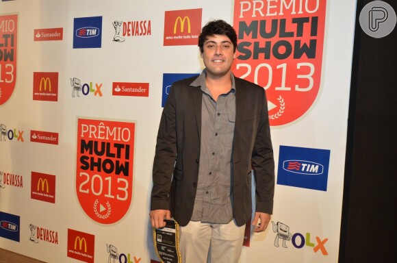 O apresentador Bruno de Luca no Prêmio Multishow 2013, no HSBC Arena, na Barra da Tijuca, Zona Oeste do Rio de Janeiro