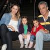 Bianca Rinaldi e Eduardo Menga são pais das gêmeas Beatriz e Sofia
