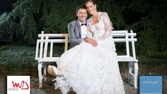 Ronaldo e Paula Morais vão a casamento do ex-jogador Leonardo e Anna Billò