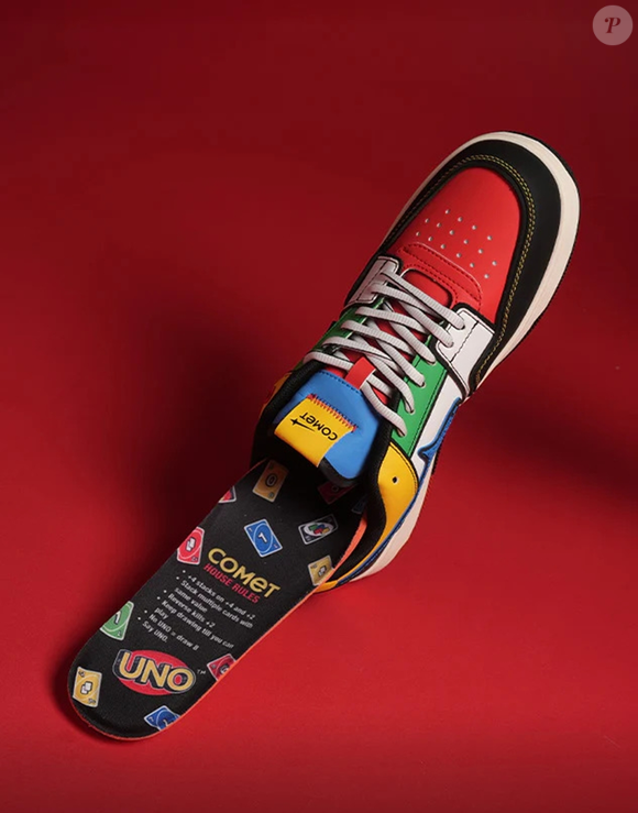 Vermelho, azul, verde e amarelo: as cores mais famosas do UNO inspiram novo tênis que une nostalgia e moda urbana