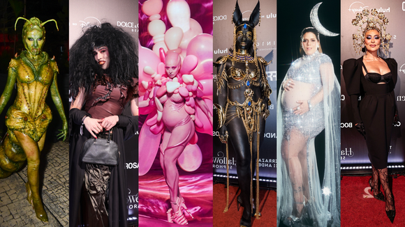Sabrina Sato leva 13 horas para surgir careca, rosa e grávida; Iza pinta o corpo inteiro de preto para virar Anúbis e Paulo Gustavo ganha homenagem icônica no Halloween da Sephora 2026: veja +50 fotos