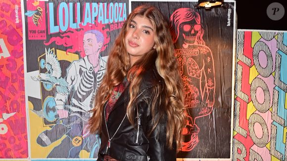 Sofia Massafera, de 13 anos, vira assunto após marcar presença no último dia do evento