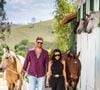 Cleo Pires e o marido Leandro D'lucca têm buscado refúgio em meio à natureza