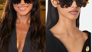 Sabrina Sato: óculos com armação em flor 3D usado em desfile de Sasha é de grife italiana e custa mais de R$ 4 mil
