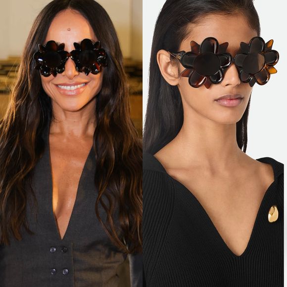Sabrina Sato: óculos com armação em flor 3D usado em desfile de Sasha é de grife italiana e custa mais de R$ 4 mil