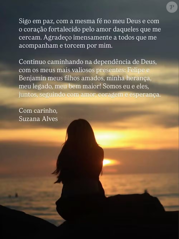 Ex-Tiazinha, Suzana Alves anuncia fim do casamento de 15 anos e desabafa: 'Existem coisas que fogem do nosso controle'