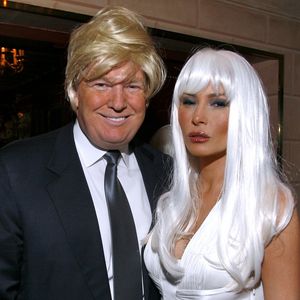 Melania Trump em 2007: acompanhada por Donald Trump, ex-modelo foi à festa de aniversário de 60 anos de Woody Johnson