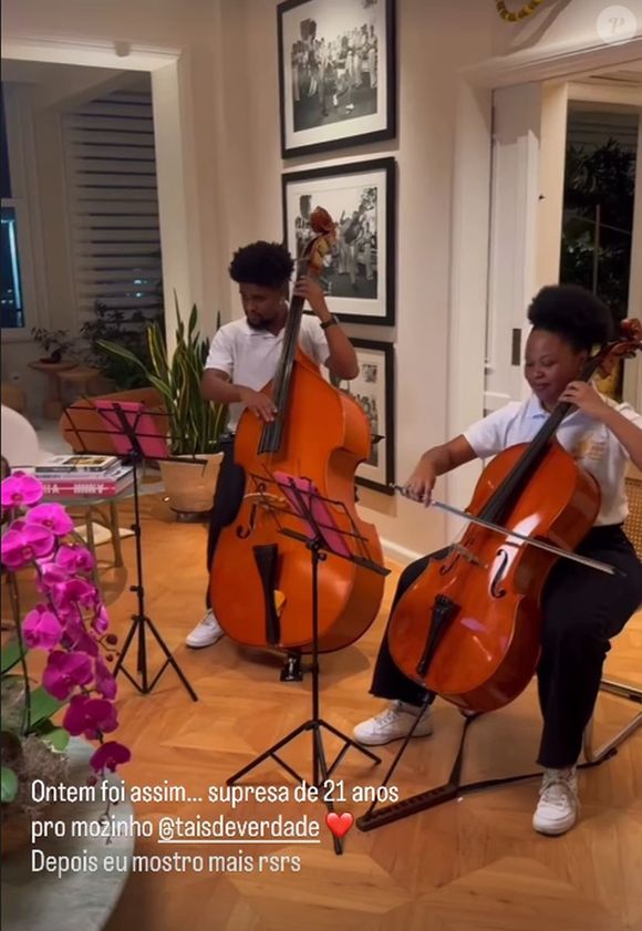 Lázaro Ramos convidou músicos da Orquestra da Maré para tocarem em sua boda com Taís Araújo