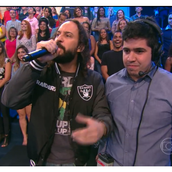 Episódio envolvendo Gabriel O Pensador, no qual Faustão associou a música 'Rap do Feio' ao produtor Renato Moreira de Lima, foi citado na ação judicial como exemplo de exposição pública e piada depreciativa no 'Domingão'