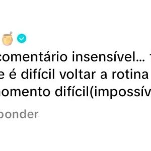 Mel Maia publicou um comentário em um vídeo do TikTok expondo seu processo de luto e disse que tem enfrentado dificuldades para voltar à rotina normal