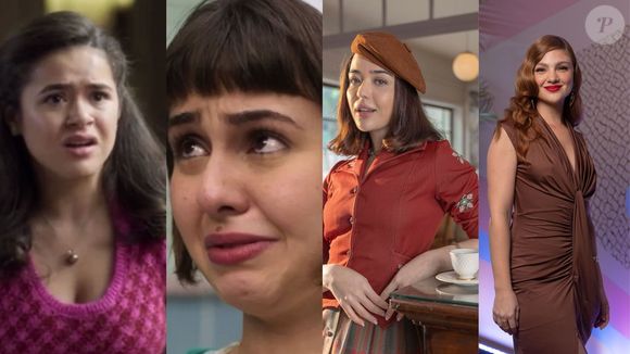 No folhetim da novela das seis, Celeste (Debora Ozório) conta para Eugênia (Klara Castanho) que está grávida