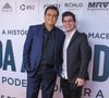 Geraldo Luis em foto com o filho, João Pedro