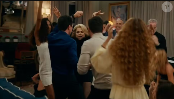 Cena de dança de elenco de 'Quem ama cuida'  em festa de Pilar movimentou as redes sociais