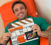 Rafael Cardoso no set do filme '45 dias': na produção, ele interpreta o irmão do atleta Roger Chedid, personagem vivido por Paulo Vilhena