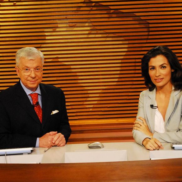 Renato Machado apresentou o 'Bom dia Brasil' ao lado de Renata Vasconcellos e Leilane Neubarth